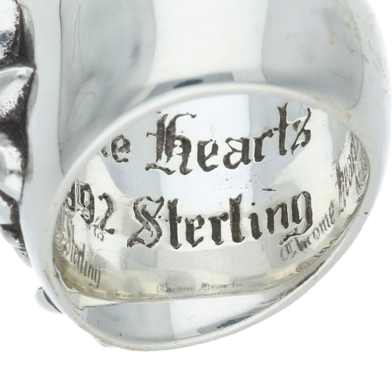 Chrome Hearts Keeper Sterling Silver Ring Size ONE SIZE