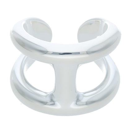 HERMES Osmose GM Sterling Silver Ring Size ONE SIZE