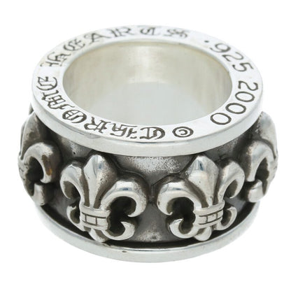 Chrome Hearts Spinner BS Fleur 925 Silver Ring Size ONE SIZE