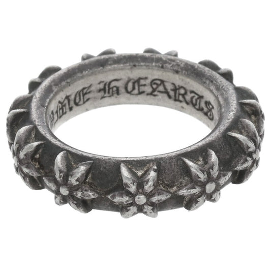 Chrome Hearts Star Band 925 Silver Ring Size ONE SIZE
