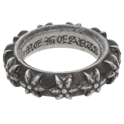 Chrome Hearts Star Band 925 Silver Ring Size US 6