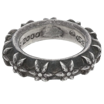 Chrome Hearts Star Band 925 Silver Ring Size US 6
