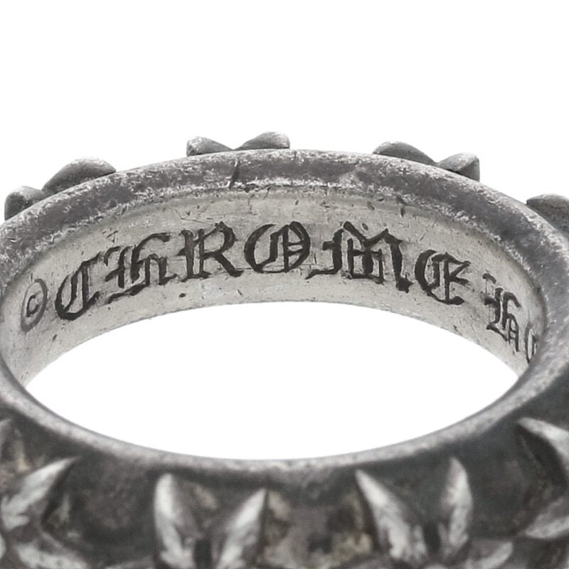 Chrome Hearts Star Band 925 Silver Ring Size US 6