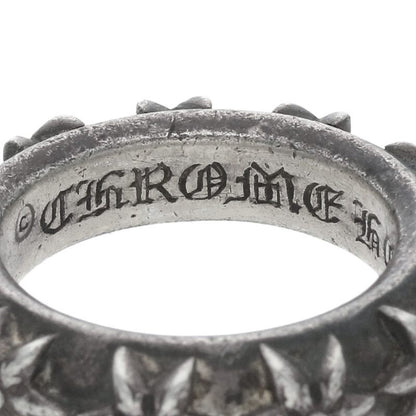 Chrome Hearts Star Band 925 Silver Ring Size US 6