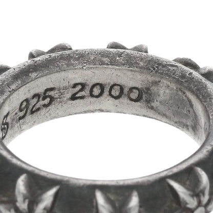 Chrome Hearts Star Band 925 Silver Ring Size US 6