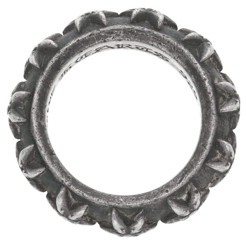 Chrome Hearts Star Band 925 Silver Ring Size US 6