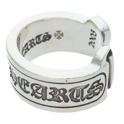 Chrome Hearts LG SCROLL LABEL 925 Silver Ring Size ONE SIZE