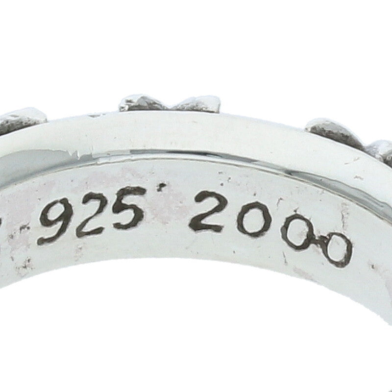 Chrome Hearts STAR BAND Silver Ring Size ONE SIZE
