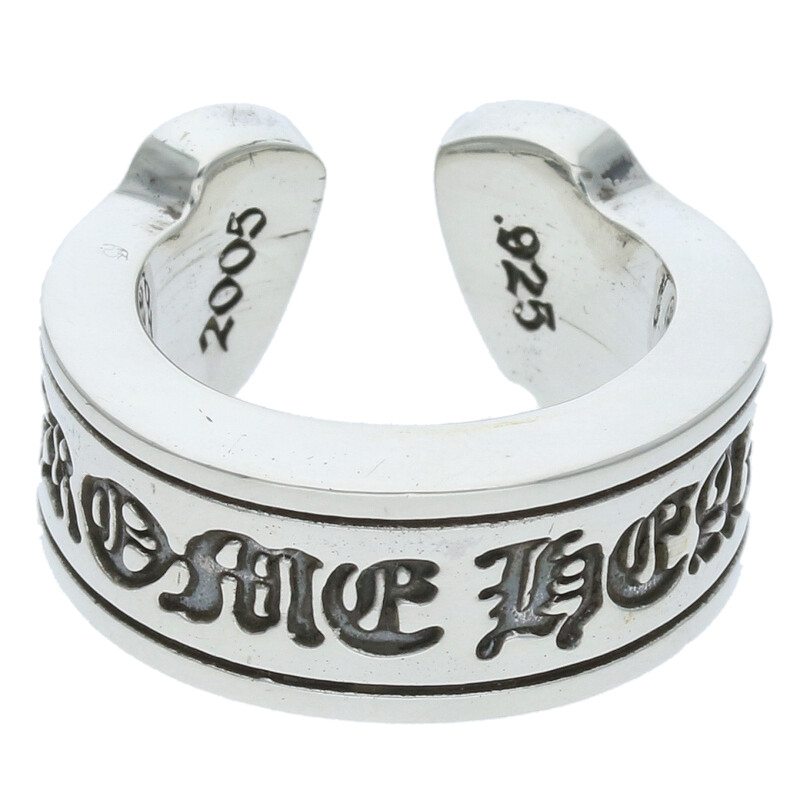 Chrome Hearts Large Scroll Label 925 Silver Size ONE SIZE