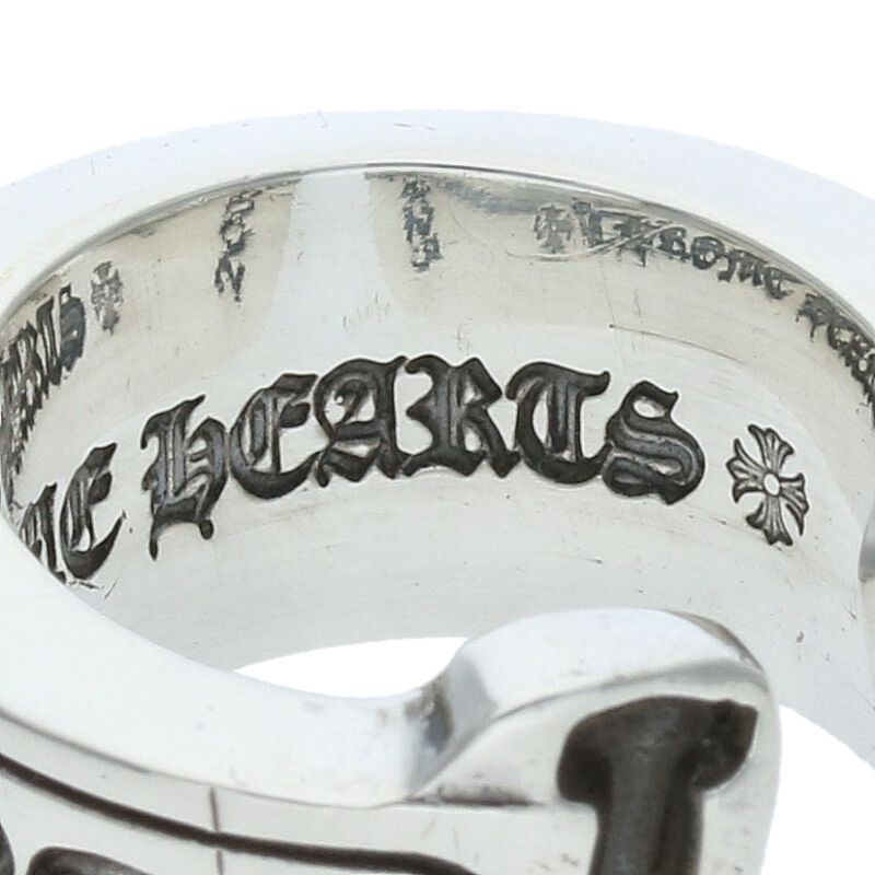 Chrome Hearts Large Scroll Label 925 Silver Size ONE SIZE