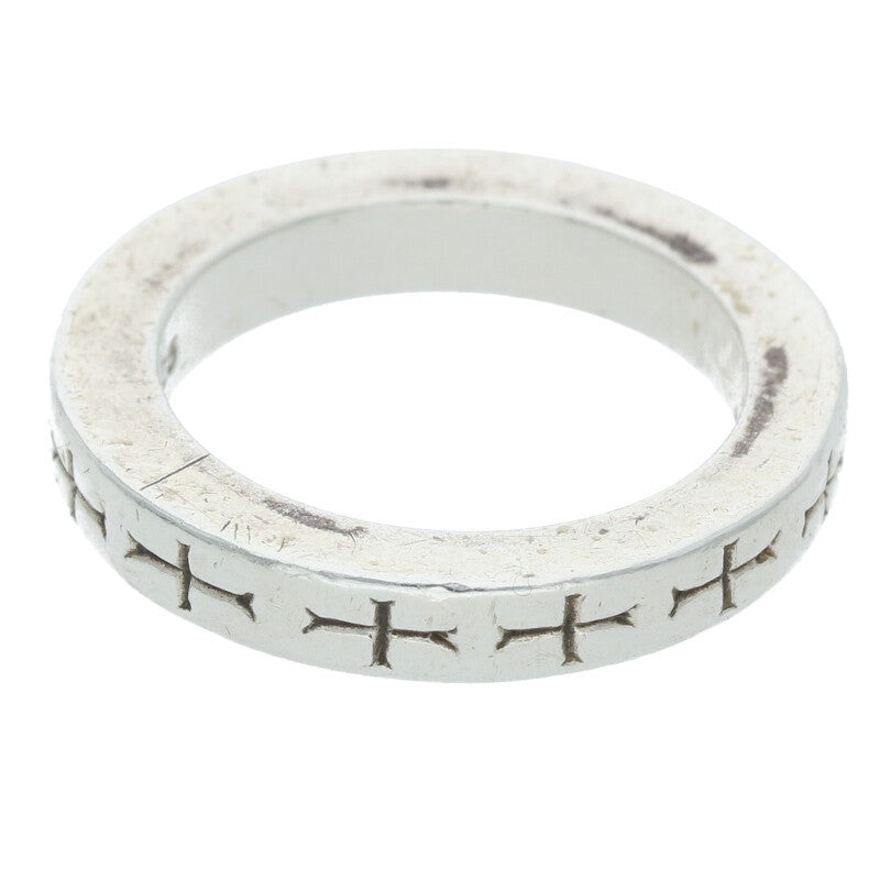 Chrome Hearts 3mm Spacer Fuck You Silver Ring Size US 6