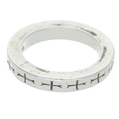 Chrome Hearts 3mm Spacer Fuck You Silver Ring Size US 6