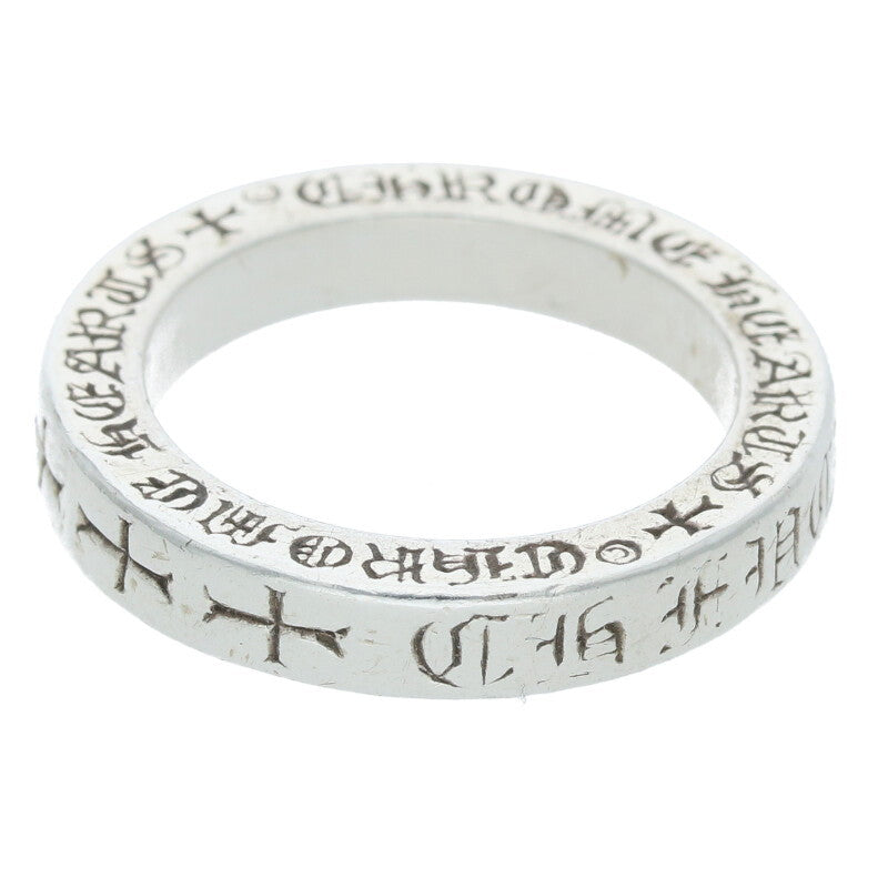 Chrome Hearts 3mm Spacer Fuck You Silver Ring Size US 6
