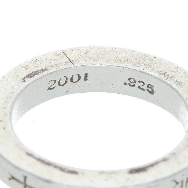 Chrome Hearts 3mm Spacer Fuck You Silver Ring Size US 6