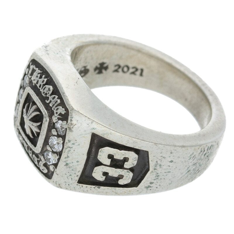 Chrome Hearts Small Champion Pave Diamond Ring Size ONE SIZE