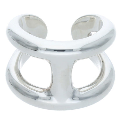 HERMES Osmose GM Sterling Silver Ring Size ONE SIZE