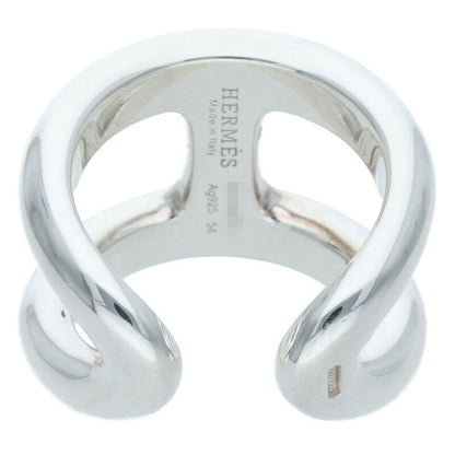 HERMES Osmose GM Sterling Silver Ring Size ONE SIZE