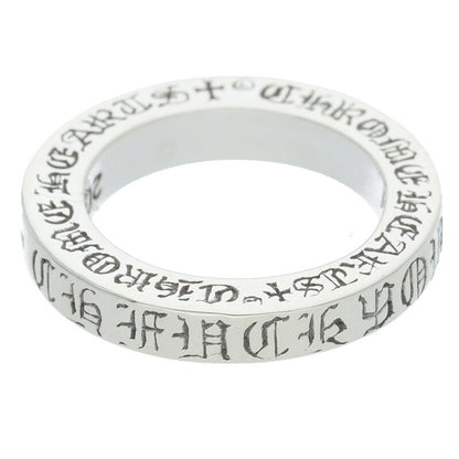 Chrome Hearts 3mm Spacer F**k You Silver Ring Size JP 4