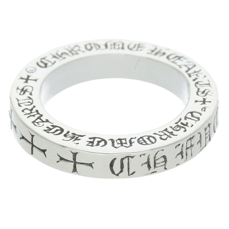 Chrome Hearts 3mm Spacer F**k You Silver Ring Size JP 4