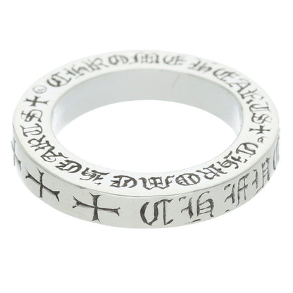 Chrome Hearts 3mm Spacer F**k You Silver Ring Size JP 4