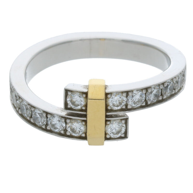 TIFFANY&Co. Edge Bypass YG Platinum Diamond Size ONE SIZE