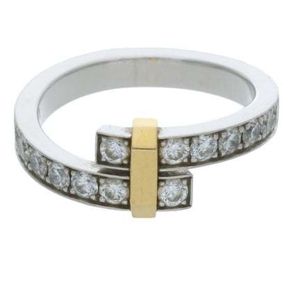 TIFFANY&Co. Edge Bypass YG Platinum Diamond Size ONE SIZE