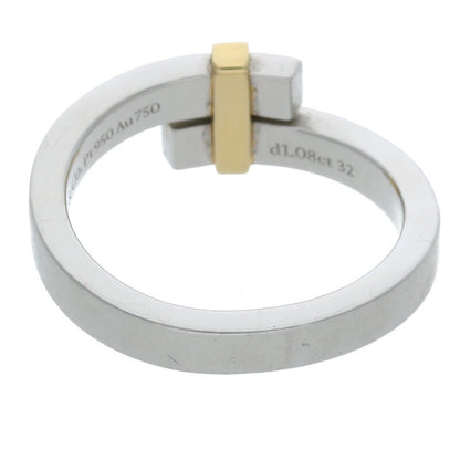 TIFFANY&Co. Edge Bypass YG Platinum Diamond Size ONE SIZE