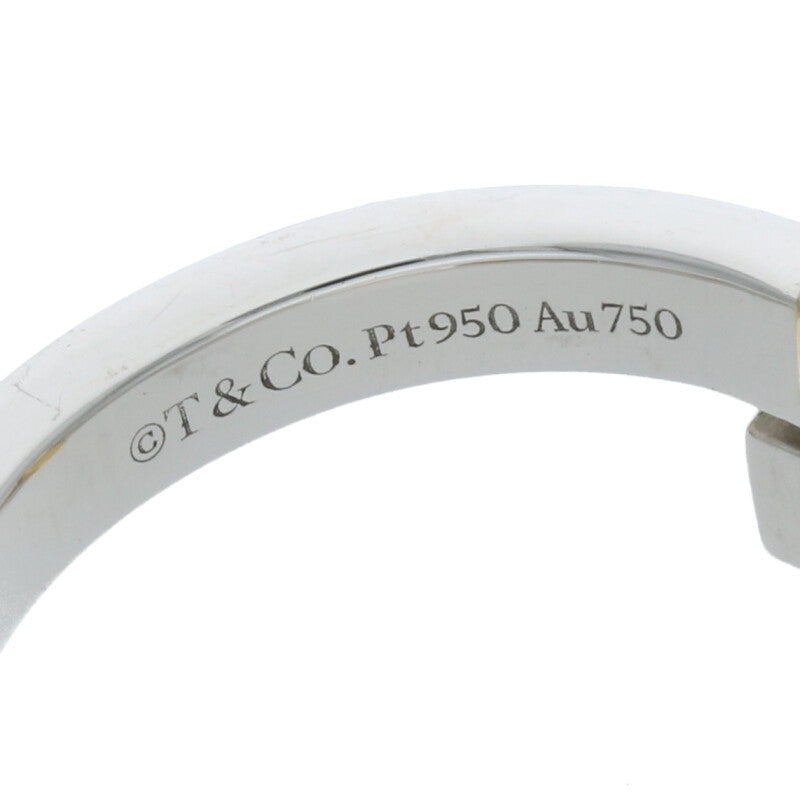 TIFFANY&Co. Edge Bypass YG Platinum Diamond Size ONE SIZE