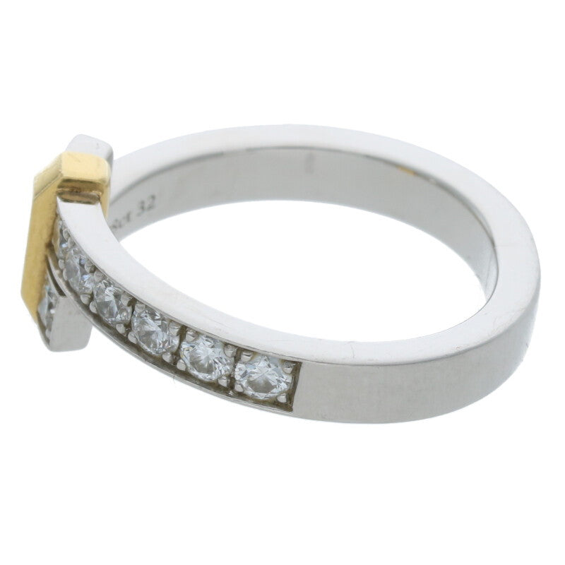 TIFFANY&Co. Edge Bypass YG Platinum Diamond Size ONE SIZE