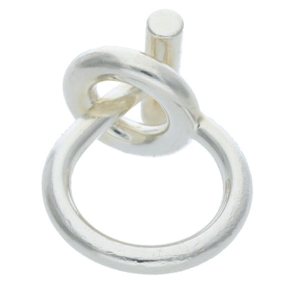 HERMES Echappée MM Croisette Sterling Silver Size ONE SIZE