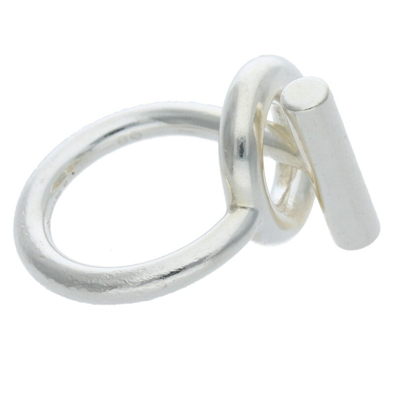 HERMES Echappée MM Croisette Sterling Silver Size ONE SIZE