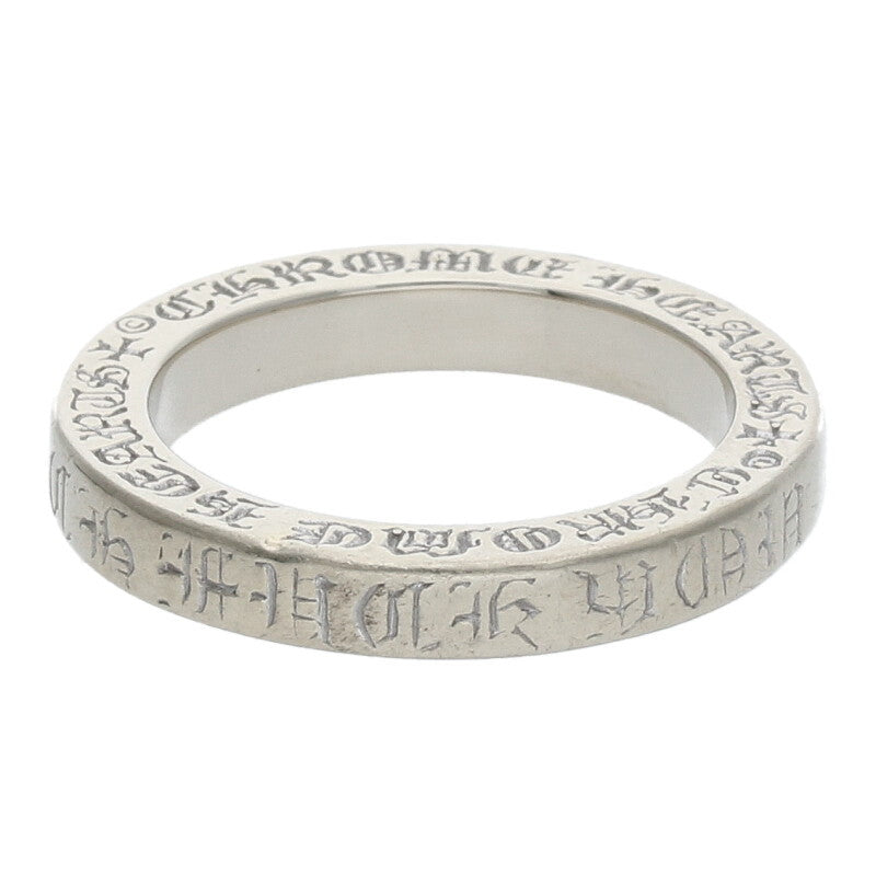 Chrome Hearts 18K 3mm Spacer White Gold Ring Size US 6