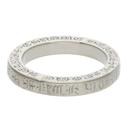 Chrome Hearts 18K 3mm Spacer White Gold Ring Size US 6