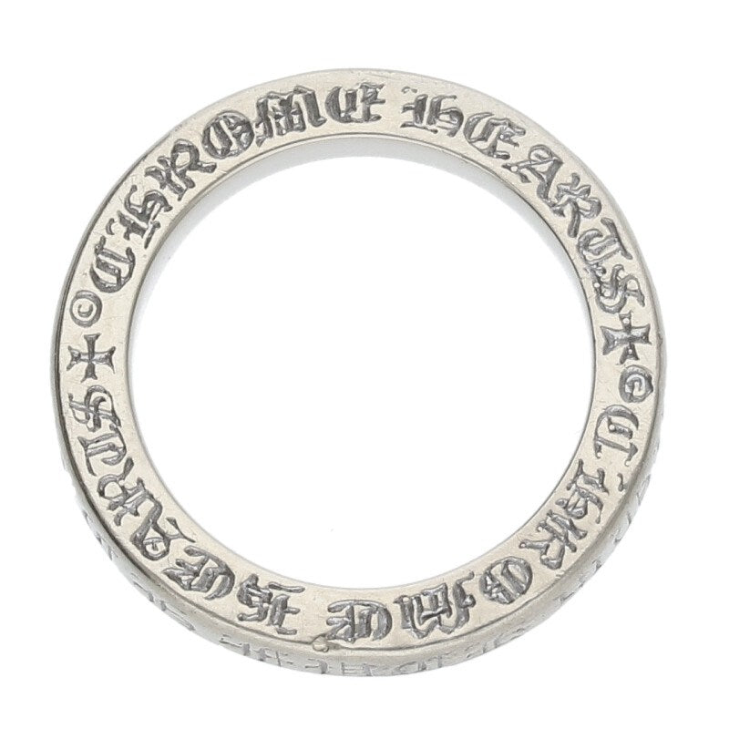 Chrome Hearts 18K 3mm Spacer White Gold Ring Size US 6