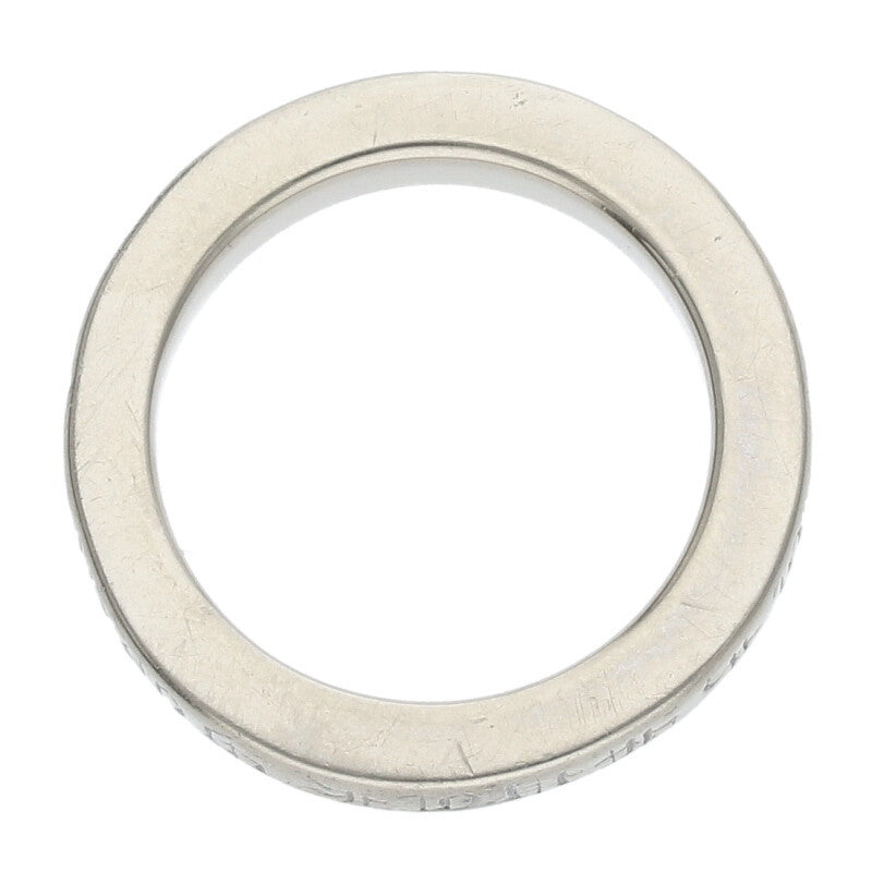 Chrome Hearts 18K 3mm Spacer White Gold Ring Size US 6