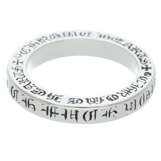 Chrome Hearts 3mm Spacer FUCKYOU Silver Ring Size ONE SIZE