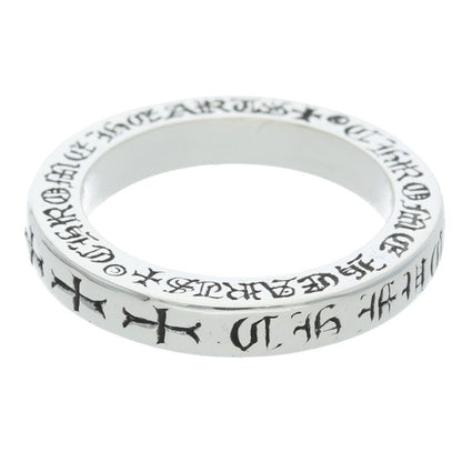 Chrome Hearts 3mm Spacer FUCKYOU Silver Ring Size ONE SIZE