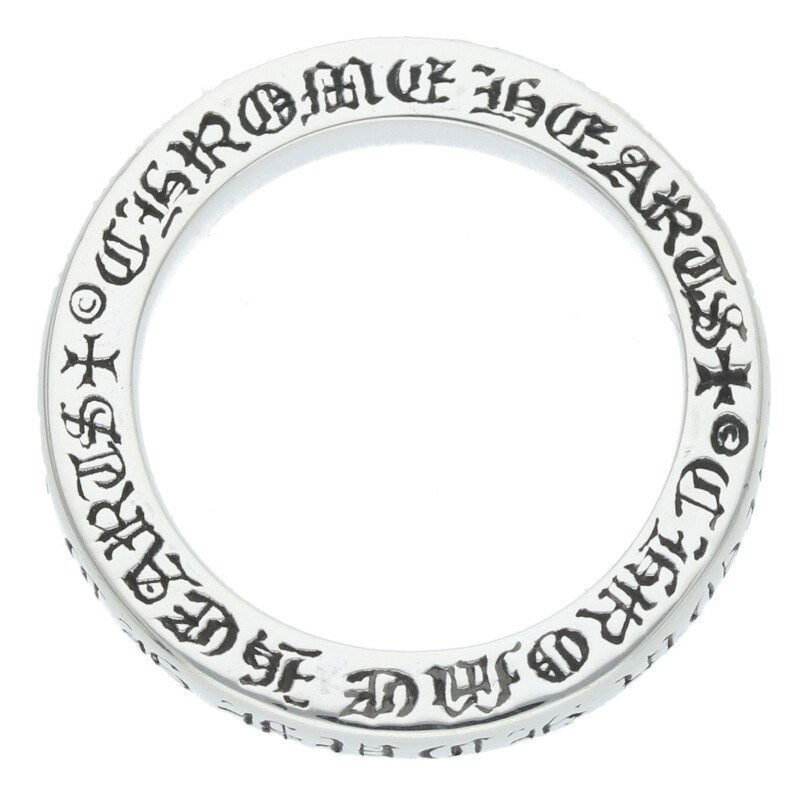 Chrome Hearts 3mm Spacer FUCKYOU Silver Ring Size ONE SIZE