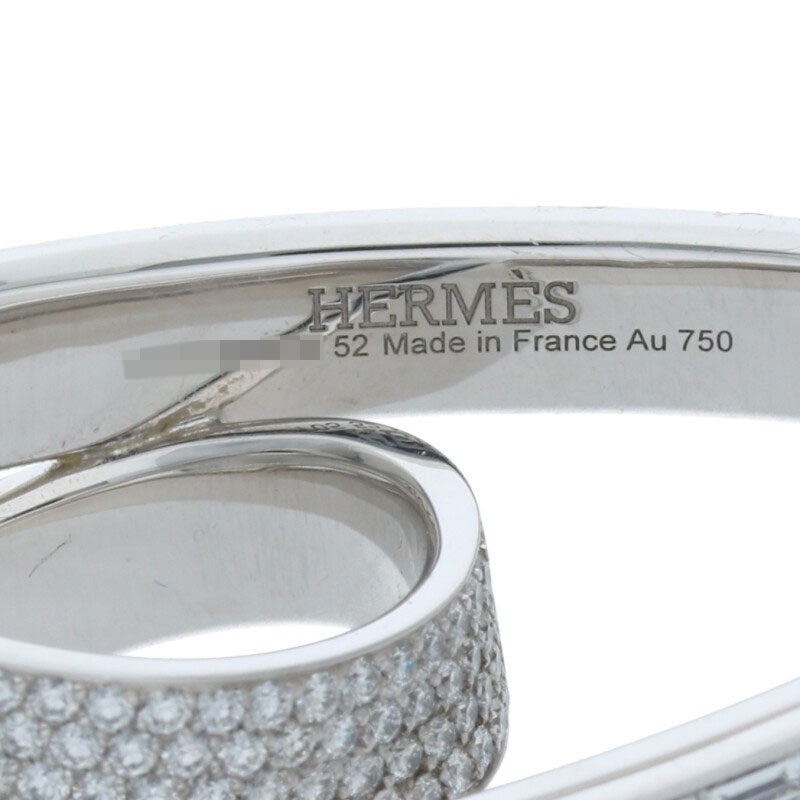 HERMES Kelly Gavroche Double 18K WG Diamond Size ONE SIZE