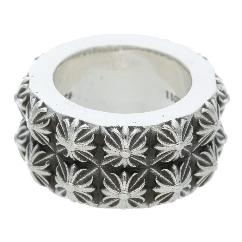 Chrome Hearts Pete Punk Double Row Silver Ring Size ONE SIZE