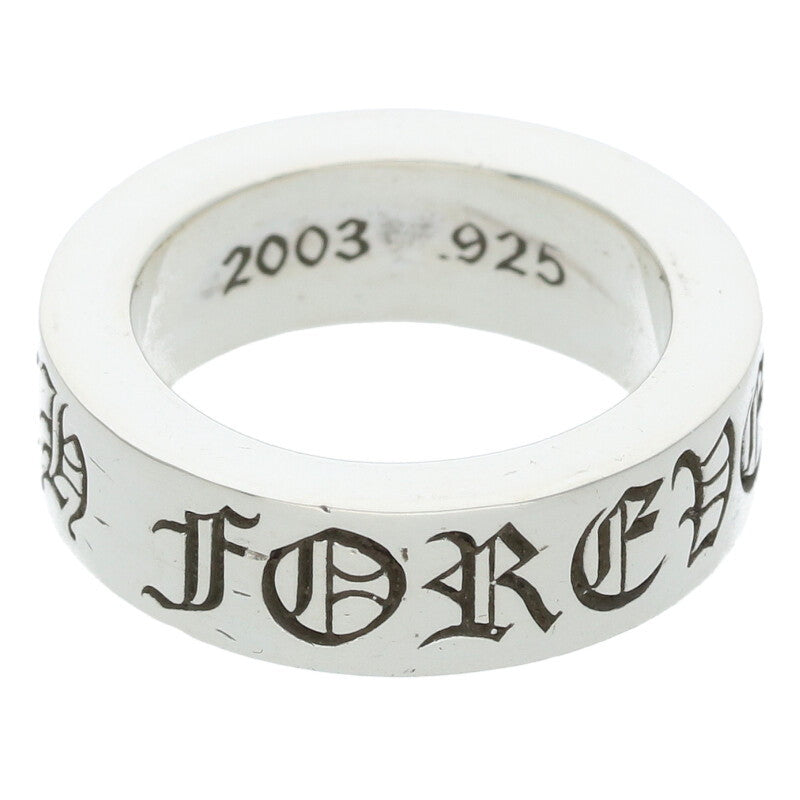 Chrome Hearts 6mm Spacer Forever Silver Ring Size ONE SIZE