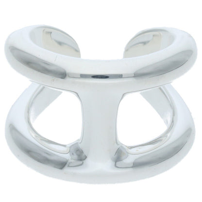HERMES Osmose GM Sterling Silver Ring Size ONE SIZE