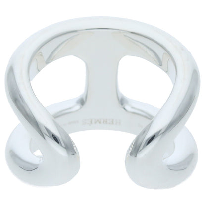 HERMES Osmose GM Sterling Silver Ring Size ONE SIZE