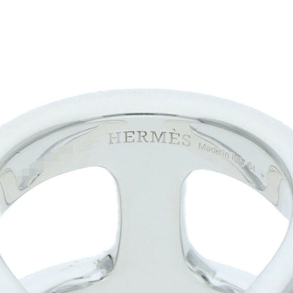 HERMES Osmose GM Sterling Silver Ring Size ONE SIZE