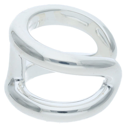 HERMES Osmose GM Sterling Silver Ring Size ONE SIZE