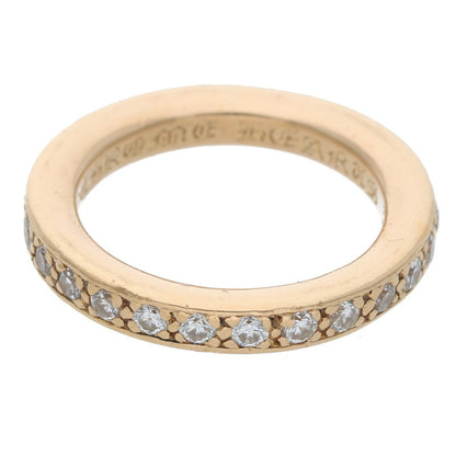 Chrome Hearts 22K PAVE Diamond Gold Ring Size US 4