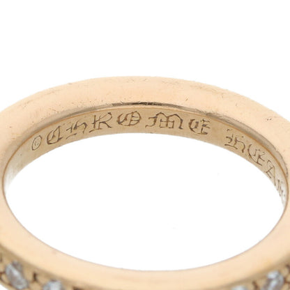 Chrome Hearts 22K PAVE Diamond Gold Ring Size US 4
