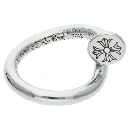 Chrome Hearts Nail Flat Silver Ring Size ONE SIZE