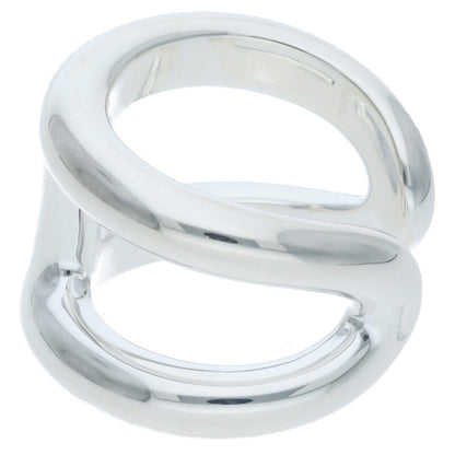 HERMES Osmose GM Silver Ring Size ONE SIZE