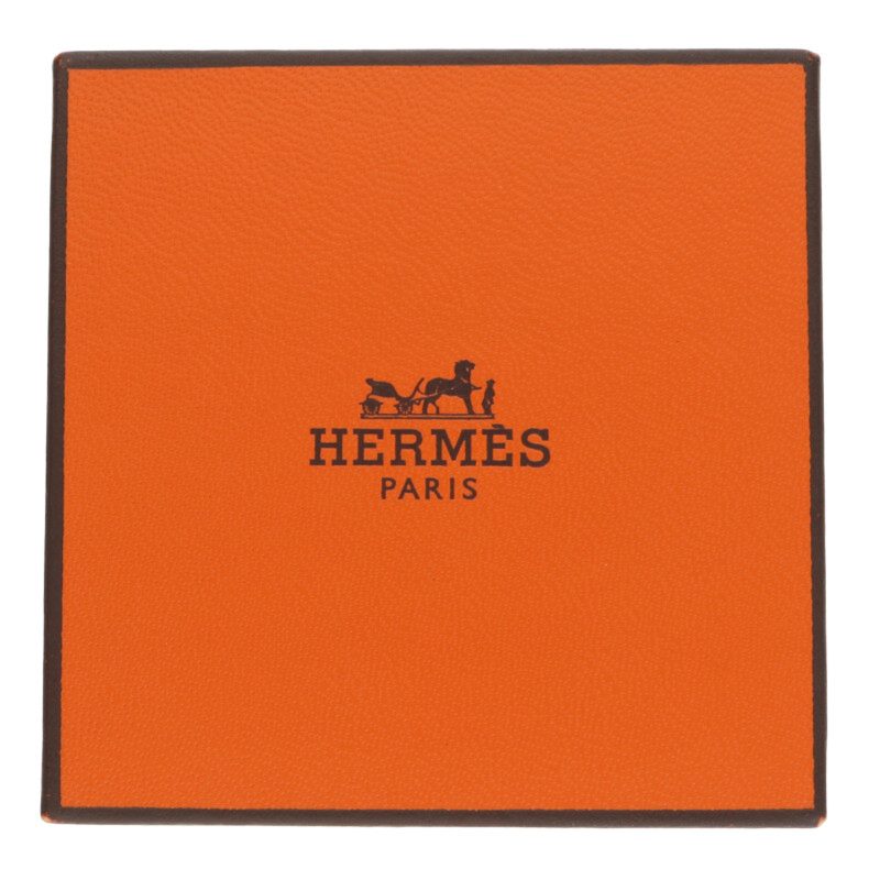 HERMES Osmose GM Silver Ring Size ONE SIZE